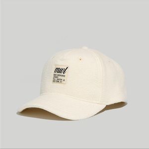Madewell ivory cream baseball hat